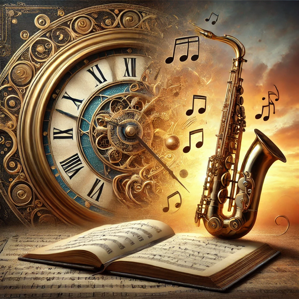 O tempo e o estudo de sax